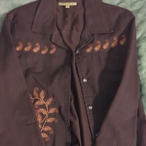 Daniel K Brown Jacket with Purple Lining